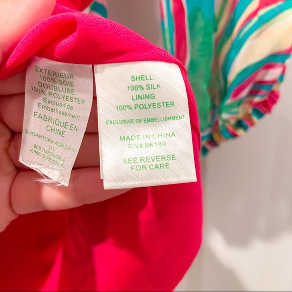 Lilly Pulitzer Shift Dress - Seamus Beaded Neck - Picture 8 of 9